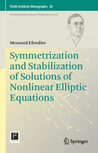 Symmetrization and Stabilization of Solutions of Nonlinear Elliptic Equations