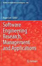 Software engineering research, management and applications