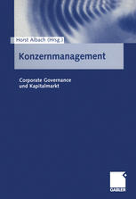 Konzernmanagement Corporate Governance und Kapitalmarkt