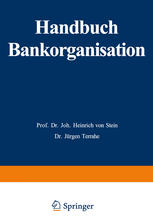 Handbuch bankorganisation