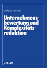 Unternehmensbewertung und Komplexitätsreduktion