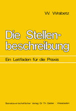 Die Stellenbeschreibung : Ein Leitfaden für die Praxis.