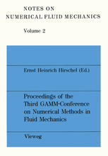 Proceedings of the Third GAMM - Conference on Numerical Methods in Fluid Mechanics : DFVLR, Cologne, October 10 to 12, 1979