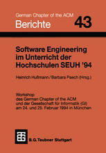 Software Engineering im Unterricht der Hochschulen SEUH '94