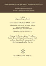 Nutzung der Kernenergie zur Veredlung fossiler Brennstoffe, zur Herstellung von Stahl und von chemischen Produkten und zur Gewinnung elektrischer Energie