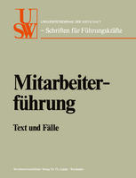 Mitarbeiterführung : Text u. Fälle.