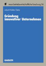 Gründung innovativer Unternehmen