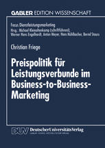 Preispolitik für Leistungsverbunde im Business-to-Business-Marketing