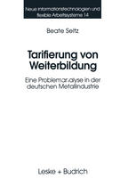 Tarifierung von weiterbildung