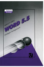 WORD 5.5;EINSTEIGEN LEICHTGEMACHT