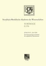 Der Fürstenspiegel im Zeitalter des aufgeklärten Absolutismus Zu Wielands "Goldenem Spiegel" 437. Sitzung am 25. April 2001 in Düsseldorf