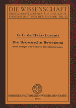 Die Brownsche Bewegung und Einige Verwandte Erscheinungen