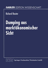 Dumping aus marktökonomischer Sicht