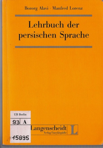 Lehrbuch der persischen Sprache