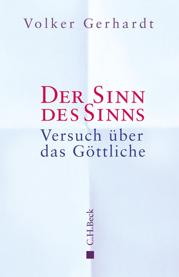 Der Sinn des Sinns : Versuch über das Göttliche