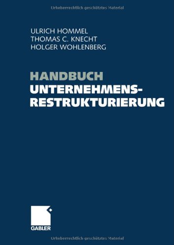 Handbuch Unternehmensrestrukturierung