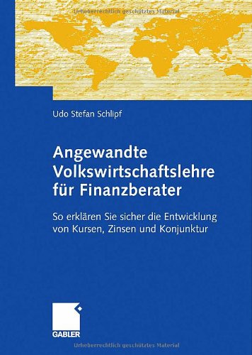 Angewandte Volkswirtschaftslehre Fur Finanzberater