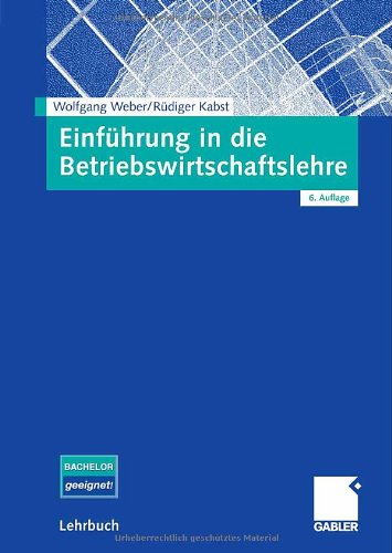 Einführung in die Betriebswirtschaftslehre