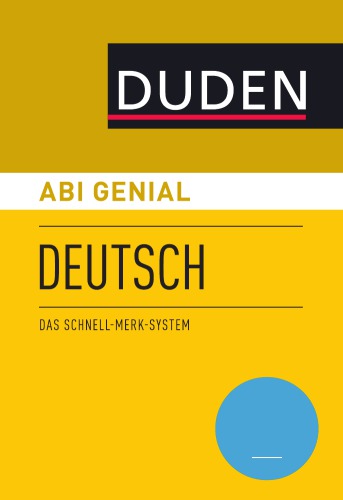 Abi genial Deutsch