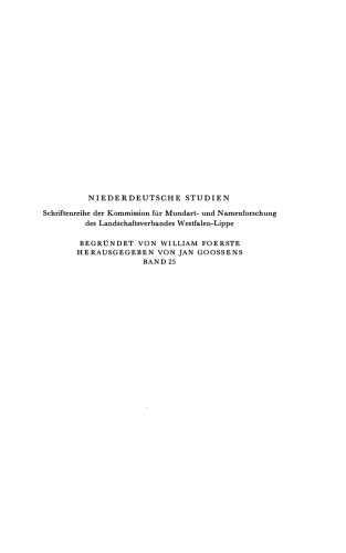 Zur Sprache von Kindern im Vorschulalter : eine Untersuchung in zwei Kindergärten aus dem niederdeutschen Sprachraum