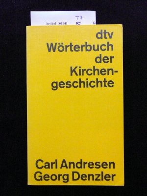 Wörterbuch Kirchengeschichte