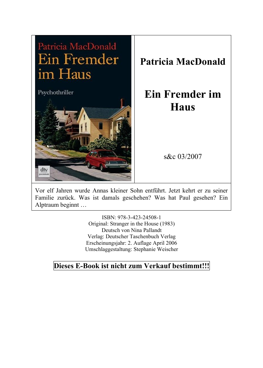 Ein Fremder im Haus