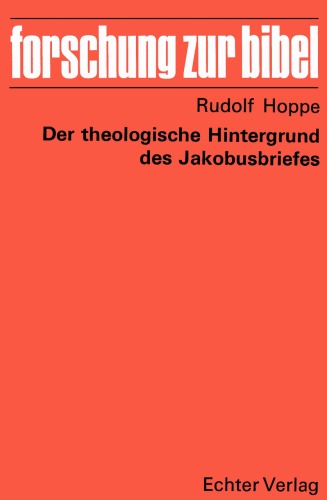 Der theologische Hintergrund des Jakobusbriefes.