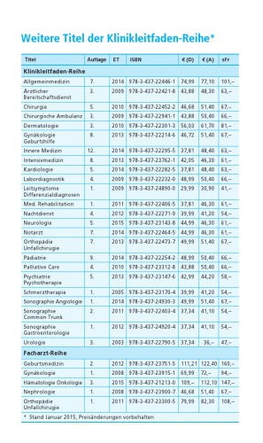 Klinikleitfaden Anasthesie