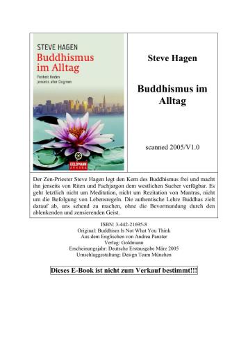 Buddhismus Im Alltag