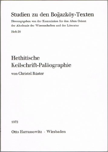 Hethitische Keilschrift-Paläographie