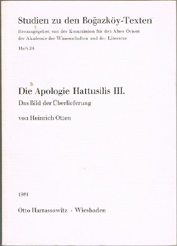 Die Apologie Hattusilis III