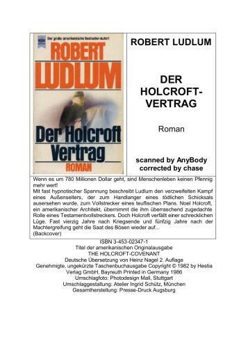 Der Holcroft-Vertrag