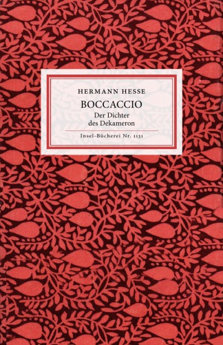 Boccaccio. Der Dichter des Dekameron