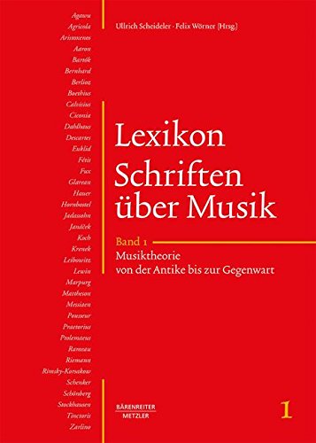 Lexikon Schriften �ber Musik