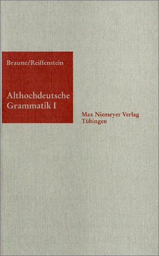 Althochdeutsche Grammatik I