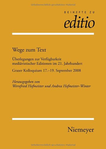 Wege Zum Text