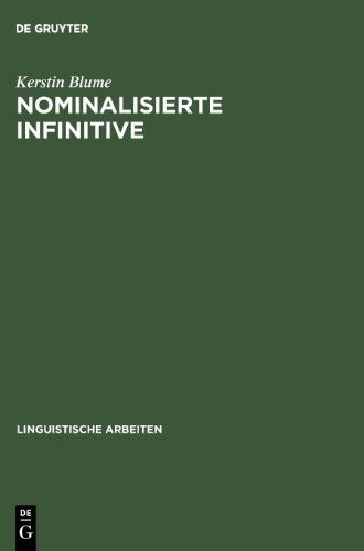 Nominalisierte Infinitive