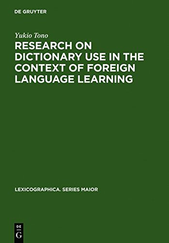 Research On Dictionary Use In The Context Of Foreign Language Learning