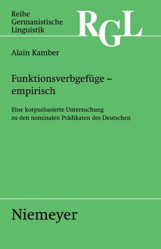 Funktionsverbgef�ge - Empirisch