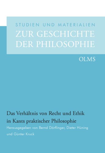 Das Verhältnis von Recht und Ethik in Kants praktischer Philosophie