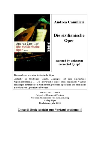 Die Sizilianische Oper