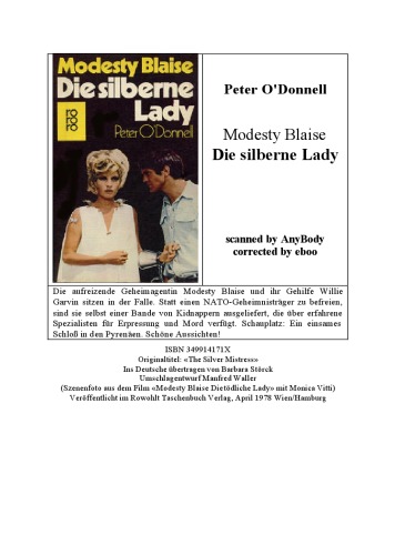 Modesty Blaise, die silberne Lady Roman