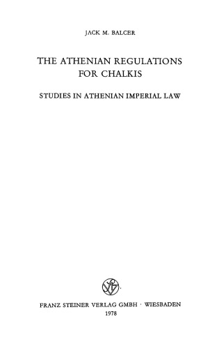 Athenian regulations for Chalkis