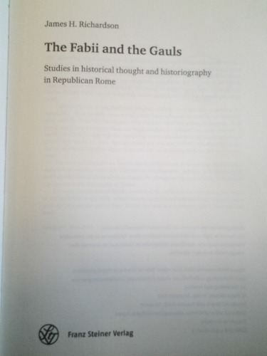 The Fabii and the Gauls