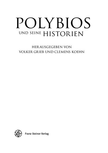 Polybios Und Seine Historien