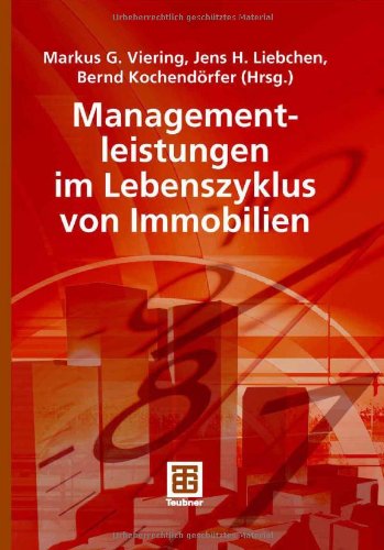 Managementleistungen Im Lebenszyklus Von Immobilien