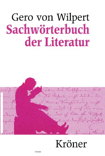 Sachworterbuch Der Literatur