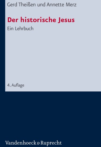 Der Historische Jesus. Ein Lehrbuch