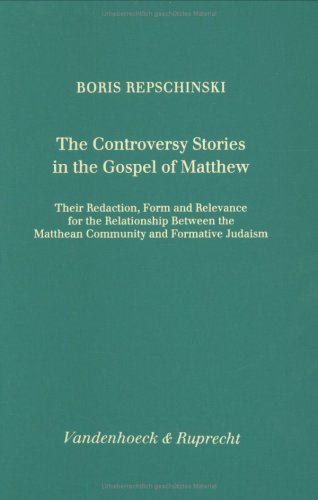 The Controversy Stories In The Gospel Of Matthew