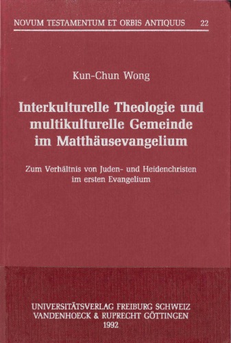 Interkulturelle Theologie Und Multikulturelle Gemeinde Im Matthausevangelium